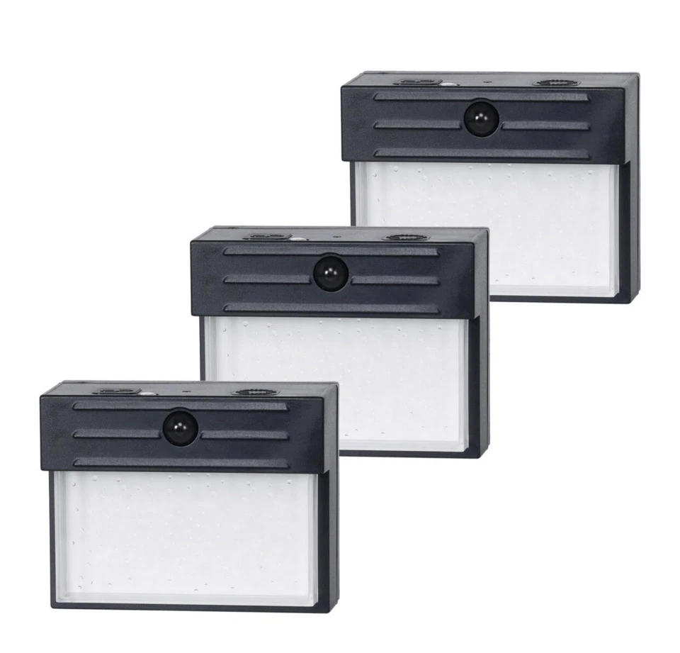 Honeywell, 3 Pk Batería LED Sensor de Movimiento Interior/Exterior Pared Luces de Seguridad  Foto 1 de 4