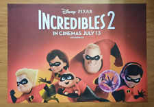 Odeon Incredibles 2 A3 Poster - Disney Pixar Film Promotion Aktivität Poster
