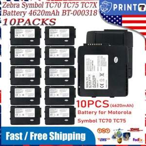 10x BT-000318 4620mAh Battery For Zebra Symbol TC70 TC75 TC7X - Picture 1 of 11
