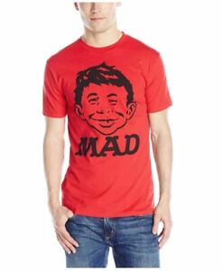 Goodie Two Sleeves MAD Men's T-Shirt, Red, Large