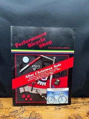 Catálogo de venta de invierno vintage Performance Bicycle Shop 1984-1985 Foto 1 de 4