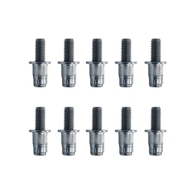 Blindnietschraube Nietschraube Tête Plate Trou Rond Cylindrique Cranté M8 17 - Photo 1/4