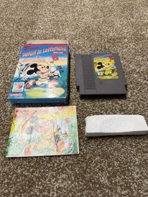 Mickey&rsquo;s Safari In Letterland NES CIB Nintendo 