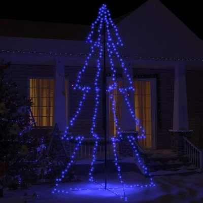 Albero di Natale a Cono 240 LED Interni/Esterni Misure/Colori Diversi vidaXL - Immagine 1 di 4