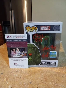 Carey Jones Hombre Lobo de Noche Película Firmado Man-Thing Funko Pop JSA AG95270 - Imagen 1 de 9