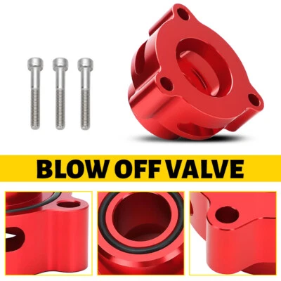 Turbo Blow off Adapter Valve BOV Red For 2015-2019 FORD MUSTANG 2.3L ECOBOOST US — 第 1/4 张图片