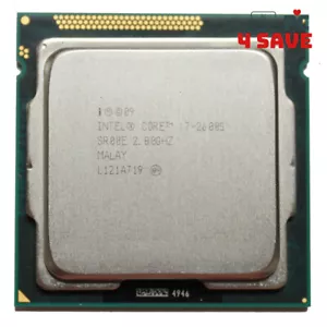 Intel Core i7-2600S SR00E 2.80GHz 8MB Quad Core LGA 1155 Game Processor CPU 65W - Picture 1 of 2