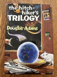The Hitchhiker’s Trilogy Signed Douglas Adams Hitchhikers Guide To The Galaxy