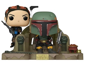Funko Pop! Figura de vinilo Star Wars Boba Fett And Fennec On Throne #486 ** - Imagen 1 de 4