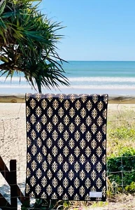 Luna Microfiber Beach Towel Set Quick Dry Style Sand Free Soft Set of Two - Picture 1 of 2