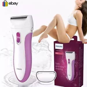 Philips Lady Shaver Wet And Dry SatinShave Essential Electric, Pink - HP6341/02 - Picture 1 of 5