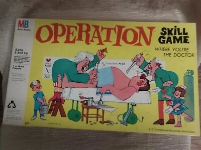 Vintage Operation Game *First Edition* Smoking Doctor (1965, MB)  READ PartsOnly - Image 1 of 4