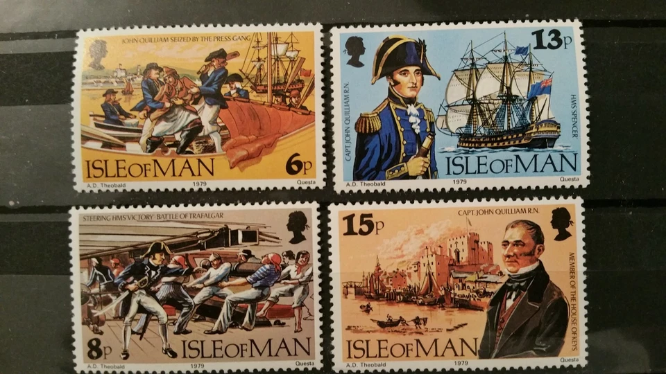 邮票 Isl of Man 1979 年帆船,历史全新无标签 — 第 1/1 张图片