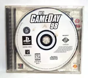 Disco videogioco vintage 1997 originale Sony PlayStation 1 NFL Game Day con custodia - Foto 1 di 10
