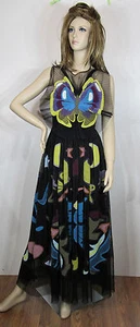 Mary Katrantzou Monroe Butterfly Print Tulle Dress, US 4 MSRP $5150 - Picture 1 of 5