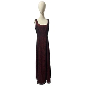 Dave & Johnny Womens Maxi Dress Size 7/8 Y2K Whimsigoth 90s Vintage Grunge - Picture 1 of 11
