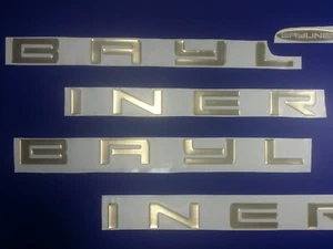 Bayliner Boats Emblems 44" Gold + FREE FAST delivery DHL express - Stickers Set - Bild 1 von 10