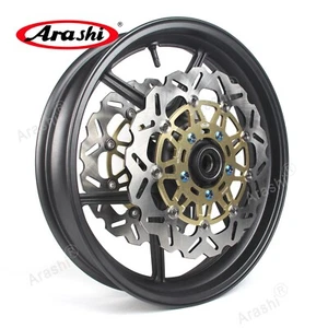 Llanta delantera + rotor de freno para Kawasaki Ninja ZX-10R 2006 2007 Z750 2007-2013 - Imagen 1 de 5