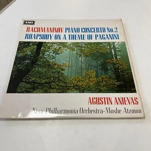 RACHMANINOV PIANO CONCERTO NO 2 HMV ASD 2361 ANIEVAS / ATTZMON 1ST LABEL S/C - Picture 1 of 5