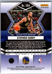 2021-22 Panini Mosaic #284 Stephen Curry Silver - Bild 1 von 2