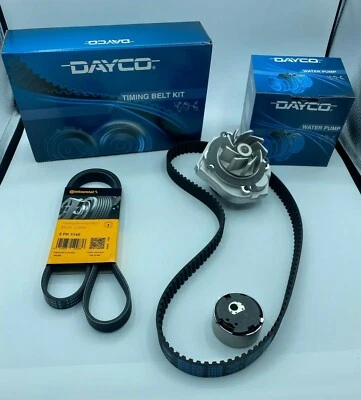 KIT DISTRIBUZIONE + POMPA ACQUA CINGHIA SERVIZI FIAT PANDA 500 PUNTO EVO 1.2 1.4 - Immagine 1 di 3