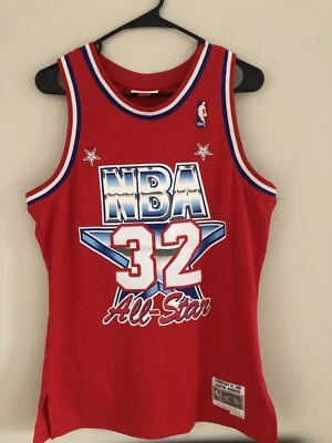 Nueva camiseta Mitchell & Ness 1991 Earvin Johnson All Star 32 Magic Johnson Foto 1 de 4