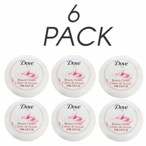 Pack of 6 Dove Beauty Scented Skin Cream Nourishing & Moisturizing Pink 2.53OZ - Picture 1 of 4