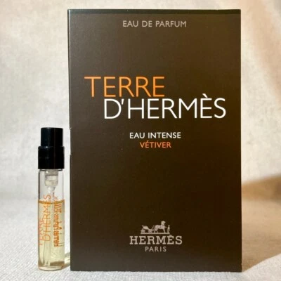 Terre d'Hermes Eau Intense Vetiver Eau de Parfum EDP Muestra Spray 0,06 oz, 2 ml Foto 1 de 2