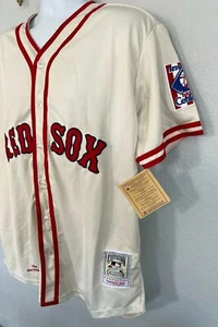 Ted Williams 1939 Mitchell&Ness Boston Red Sox Jersey Sz 54 COOPERSTOWN MLB HOF - Picture 1 of 7