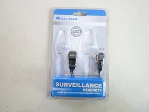 MIDLAND (AVPH3) Przezroczyste douszne zestawy słuchawkowe do nadzoru - Zdjęcie 1 z 2