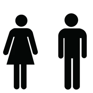 Rest Room Sticker Decal Sign Business Home Window Door Wall Vinyl Decal - Picture 1 of 2