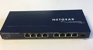 Netgear 8 Port 10/100Mbps Dual Speed Hub DS108 - Picture 1 of 7