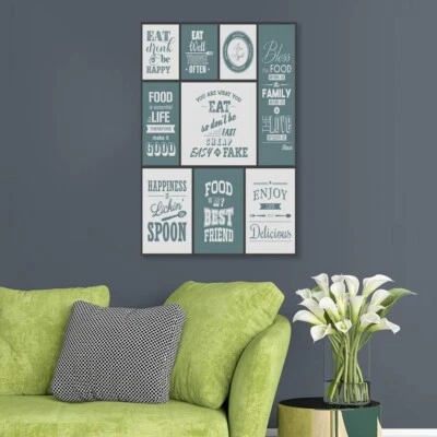 Wall26 arte de parede impressão em tela palavras inspiradoras pintura arte decoração de comer - Imagem 1 de 4