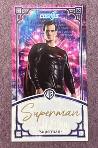 Superman 🔥 2024 Kakawow Cosmos Warner Bros. Lucky Mini Art Auto /5 SSP DC RARE - Picture 1 of 13