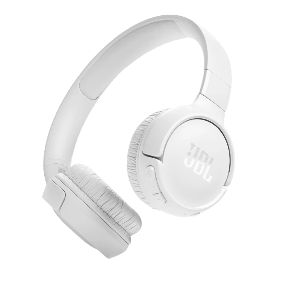 JBL Tune 520BT Wireless Bluetooth On-Ear Headphones - White-
