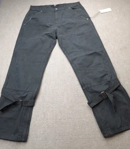 Billy Los Angeles Pants 36 Gray Canvas Double Knee Made in USA NEW - Picture 1 of 12