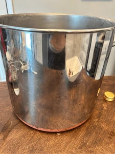 Revere Ware Edelstahl Kupferboden 18-01 12 QT-87 Hergestellt in den USA 9x10 Zoll - Bild 1 von 4