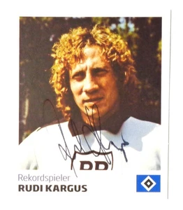Autogramm - Rudi Kargus - Hamburger SV/DFB = SB 125 Jahre nur der HSV - Bild 1 von 2