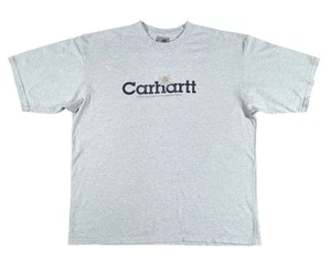 Vintage Carhartt Logo T-shirt Mens Sz L Workwear Graphic Streetwear Loose Box - Picture 1 of 11