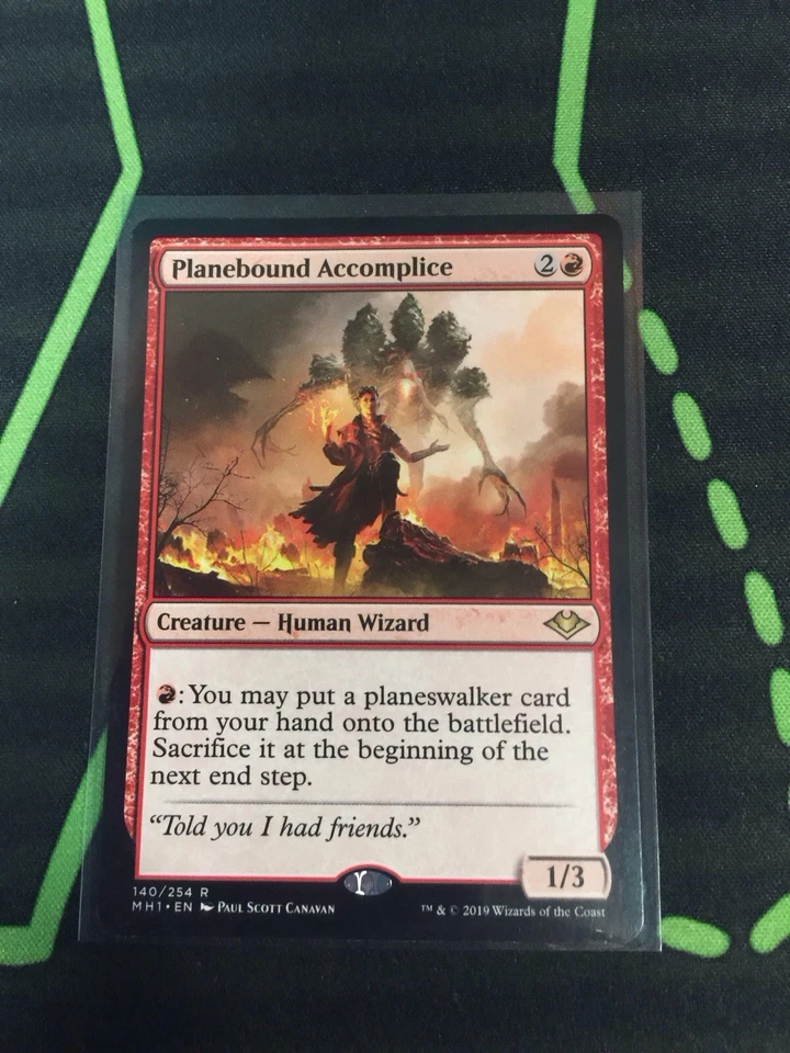 MTG Magic The Gathering Planebound Accomplice LP Rare Planeswalker Tutor - Image 1 of 1