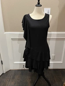 SAMUEL DONG SIDE RUFFLE SLEEVELESS DRESS -XLarge - Picture 1 of 10