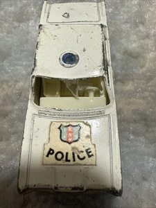 Vintage Matchbox Lesney Superfast Mercury White Police Car 55 Or 73 - Picture 1 of 10