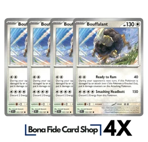 4x Bouffalant 119/142 x4 - Corona Estelar - Juego de cartas coleccionables Pokémon - Imagen 1 de 2