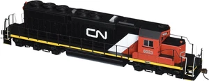 Industries EMD SD40 2 DCC Canadian National #6023 Ready Locomotive (HO Scale) - Picture 1 of 6