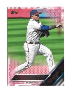 2016 Topps Update Series ERICK AYBAR Mother's Day Pink 05/50 - BRAVES - #US11 - Picture 1 of 1