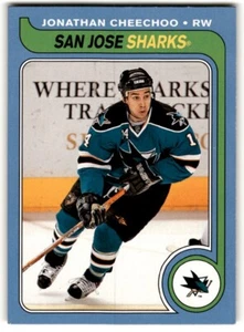 Jonathan Cheechoo 2008-09 O-Pee-Chee '79-80 Retro Blank Back #396 San Jose - Picture 1 of 2