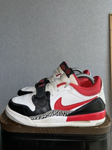 Nike Air Jordan Legacy 312 Low Fire Red White Black Wolf Grey CD9054 160 6Y