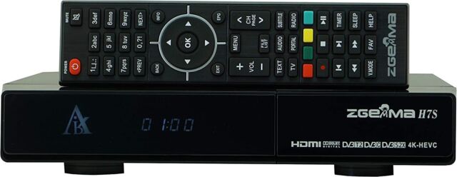 TUNER ZGEMMA H8.2H DEKODER SAT + DVB-T2 HEVC ENIGMA2 E2 + ADAPTER