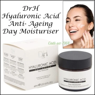Dr H Hyaluronic Pure Hyaluronic Anti-Ageing Moisturiser 60ml NEW - Image 1 of 4
