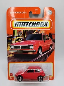 Matchbox 1976 Honda CVCC Red #21 - Picture 1 of 2